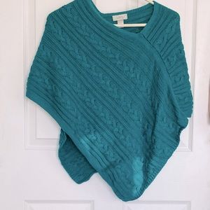 Asymmetrical poncho